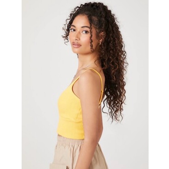 Forever 21 Seamless Surplice Cropped Cami | Size S/M - Picture 3 of 8